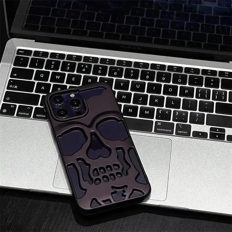 Luxury skeleton Skull Case for iPhone