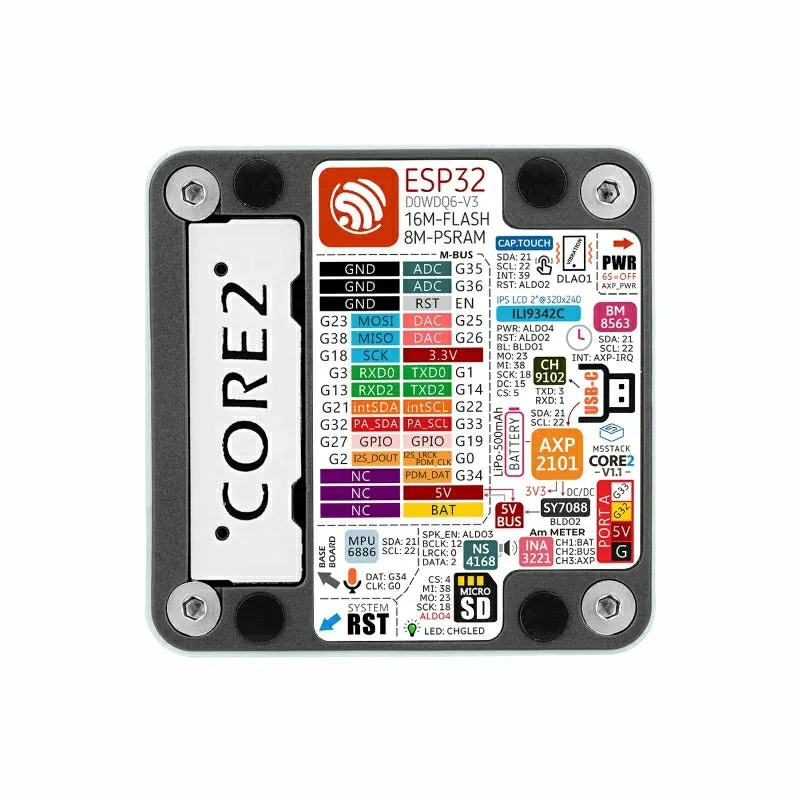 M5Stack Core2 ESP32 IoT Development Kit V1.1