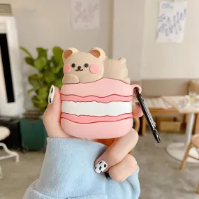 Macaron Bear AirPods Case