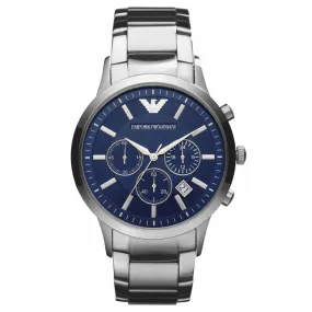 Men Silver 43mm Watch