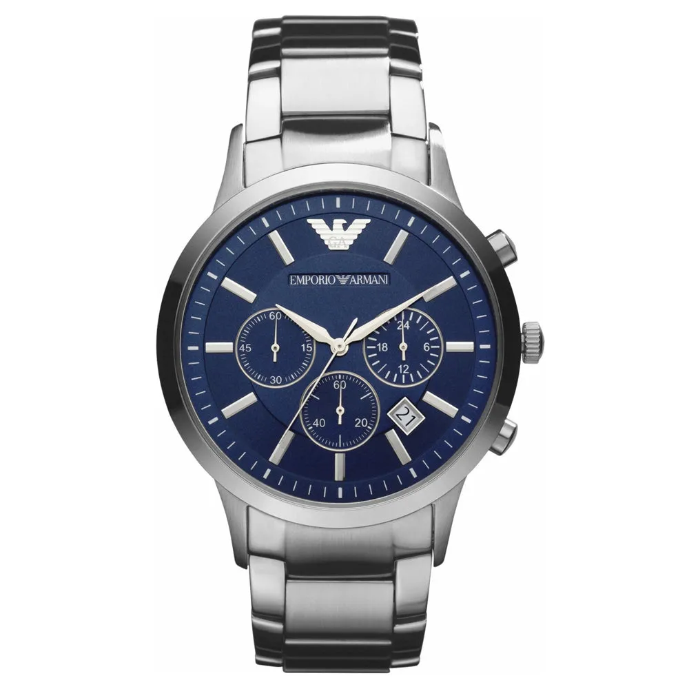 Men Silver 43mm Watch