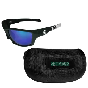 Michigan St. Spartans Edge Wrap Sunglass and Case Set