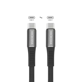 MICRODIA ExeCable™ Shoelace PD60W USB-C to USB-C Charge & Sync Cable