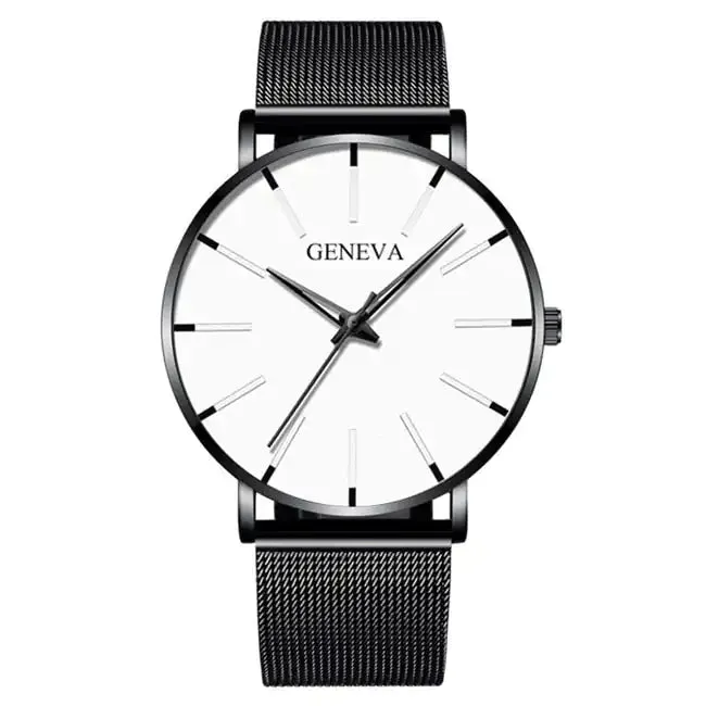 Minimalist Stainless Steel Mens Watch