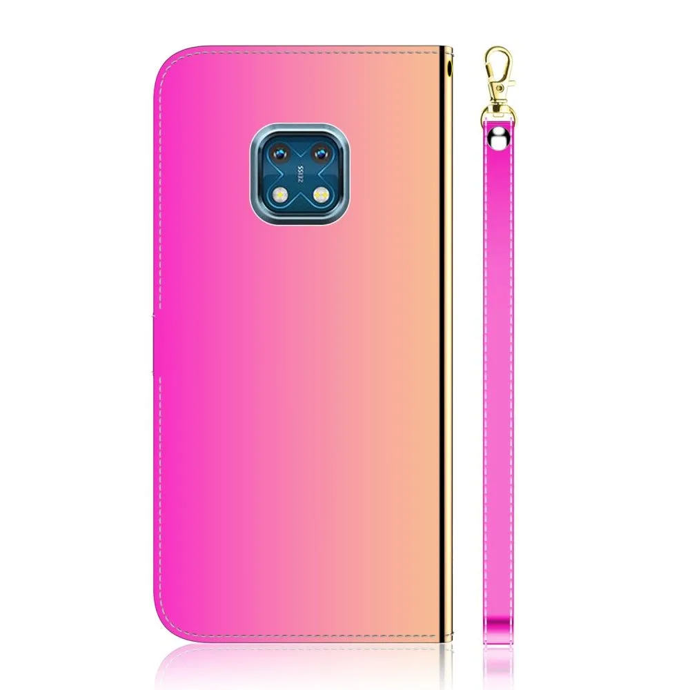 Mirror Nokia XR20 flip case - Rose