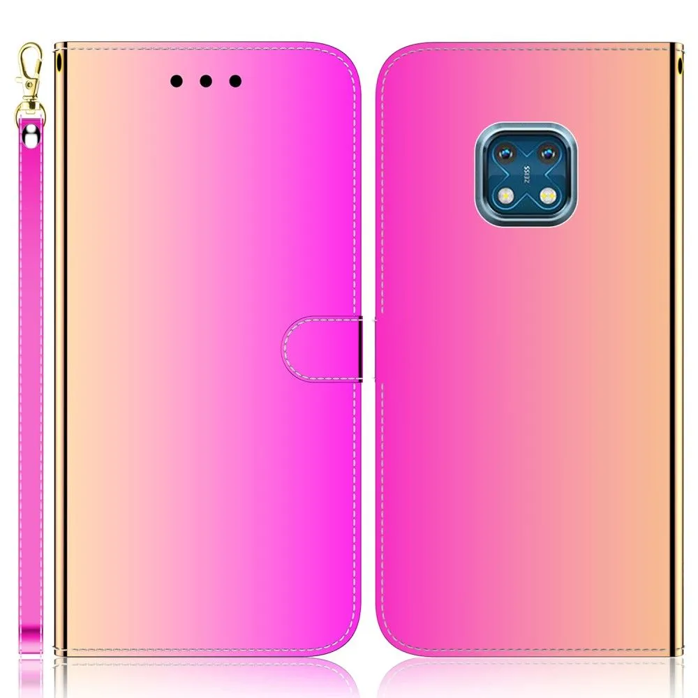 Mirror Nokia XR20 flip case - Rose