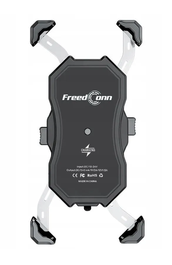 Motorbike Phone Holder Freedconn Mc1w With Inductive Charger