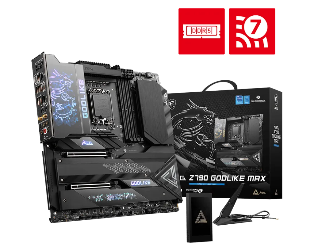 MSI MEG Z790 GODLIKE MAX DDR5,LGA 1700 E-ATX Motherboard