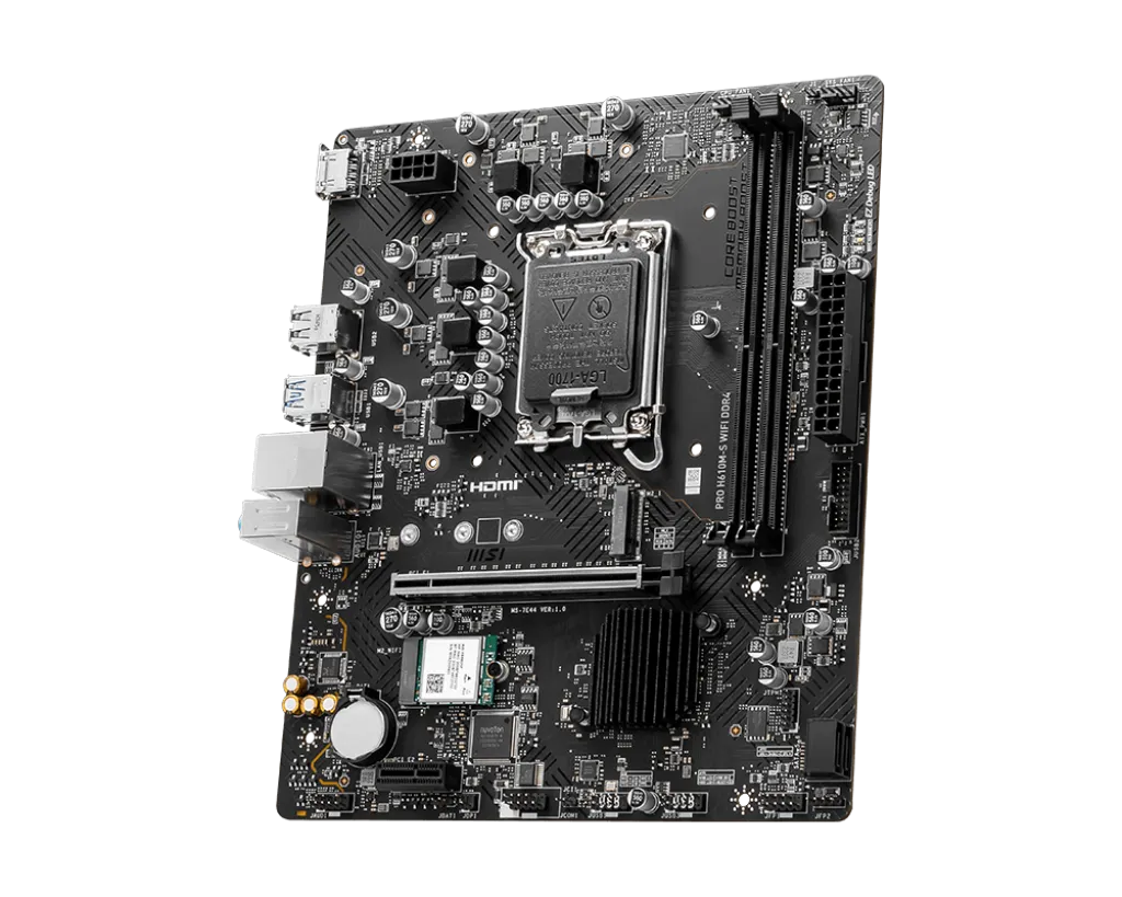 MSI PRO H610M-S WIFI DDR4,LGA 1700 mATX Motherboard