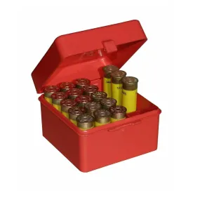 MTM Shotshell Box 25 Round Flip-Top  20 Gauge up to 3" Red