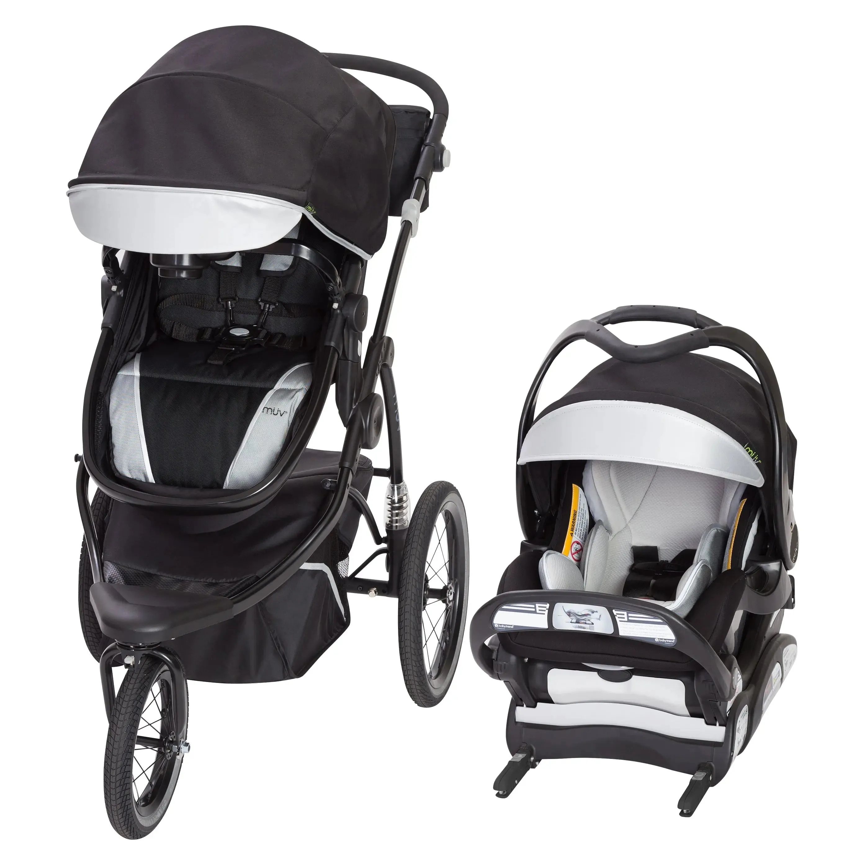 MUV® 180° 6-in-1 Jogger Travel System with Kussen Infant Car Seat - Aero