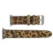 Myra Leather Apple Watch Band Leopard