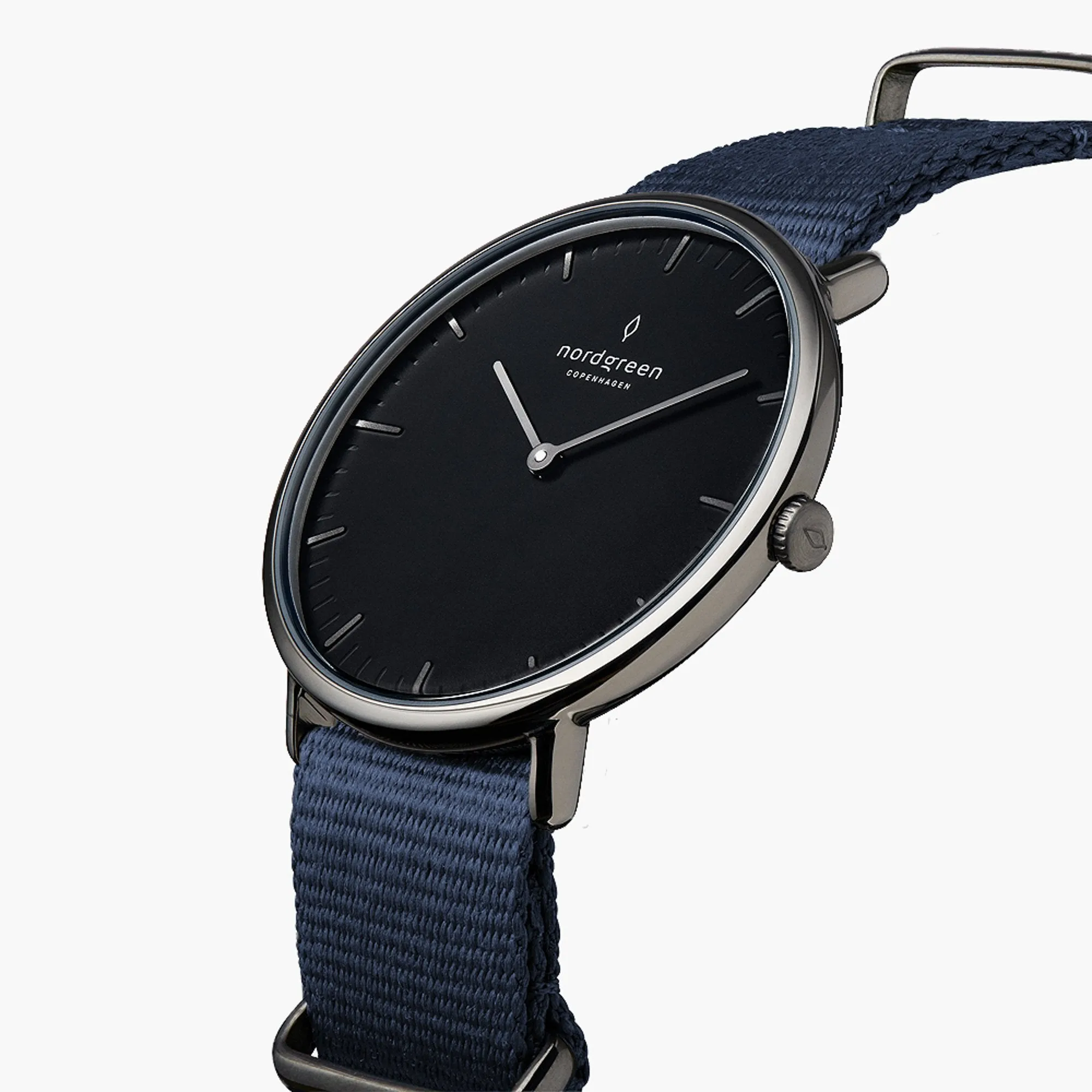 Native - BUNDLE Black Dial Gun Metal | Gun Metal Mesh / Navy Nylon / Black Leather Strap