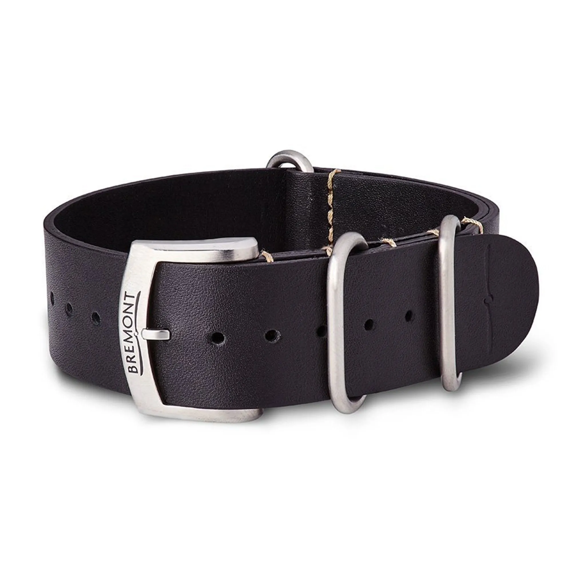 NATO Strap - Hambleden Leather - Black