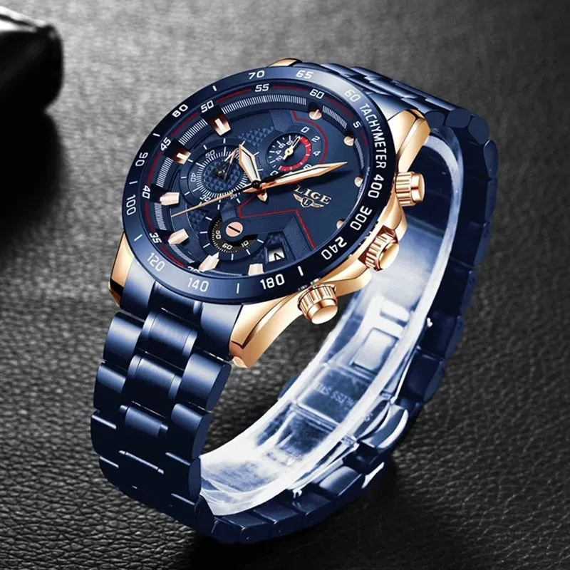 New Fashion Men's Stainless Steel Watches