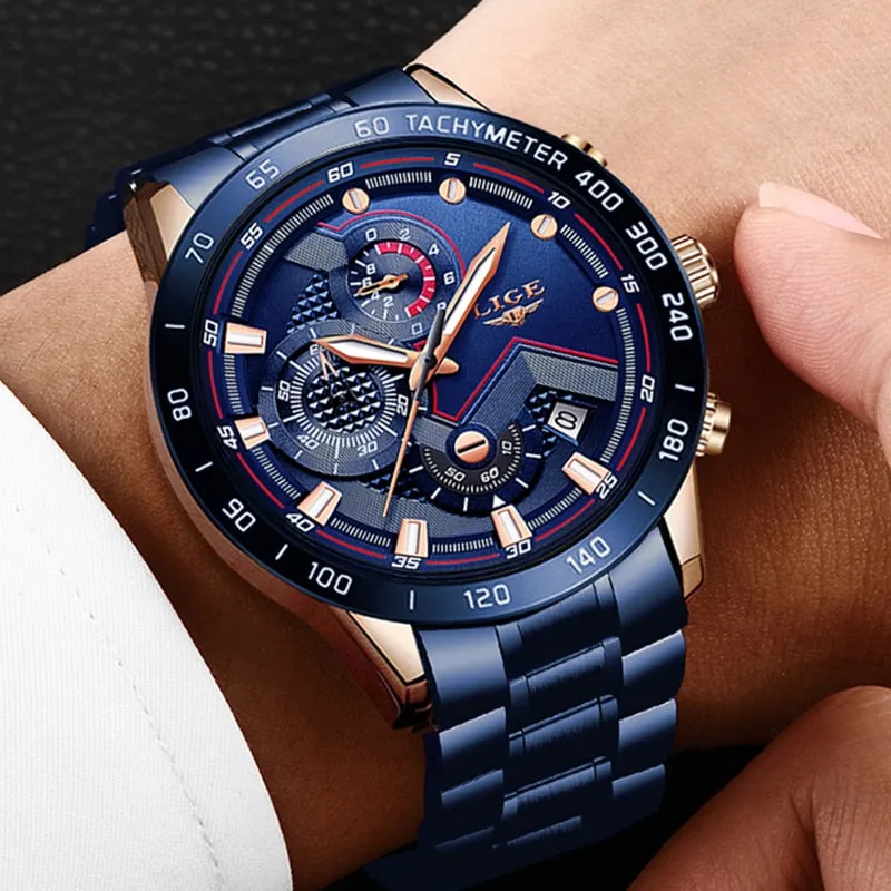 New Fashion Men's Stainless Steel Watches