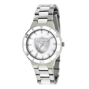 Oakland Raiders Ladies Pearl Watch