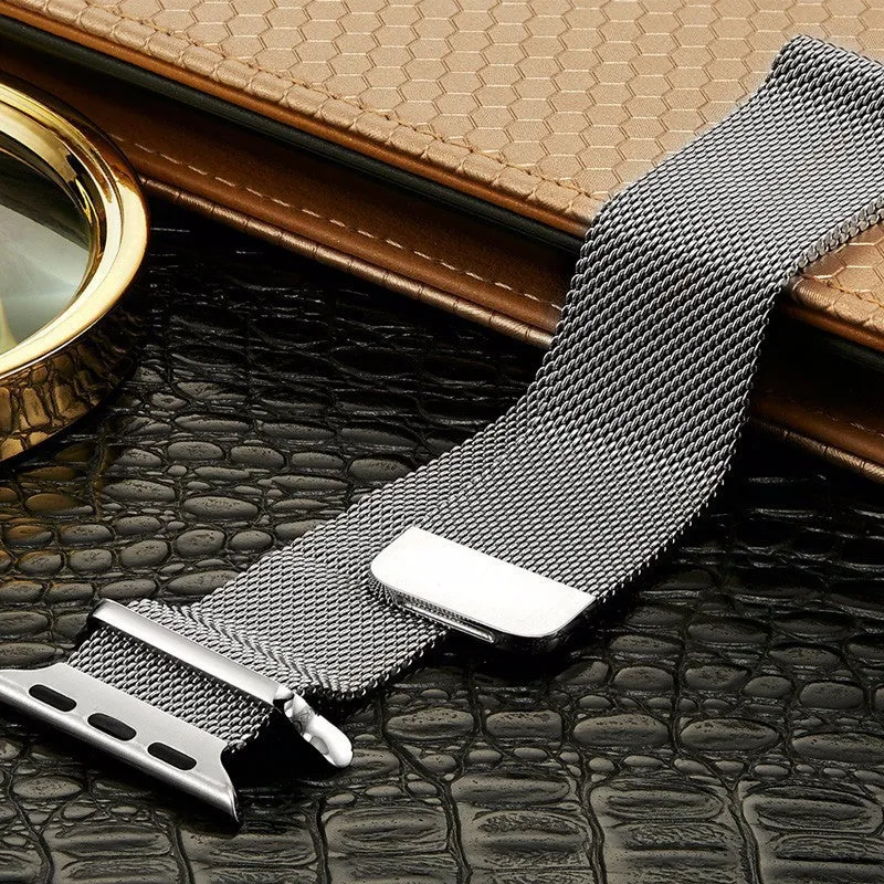 Original Link Bracelet strap & Milanese Loop watchbands Stainless Steel band for apple watch 38mm / 42mm Watchband