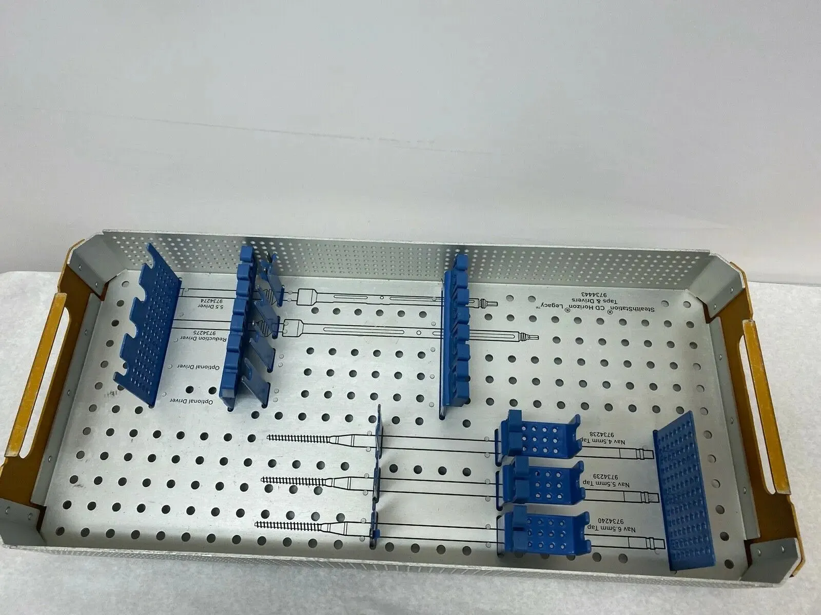 Orthopedic Instrument Sterilization Case 21" X 9.5" x 3" | KMCE-215