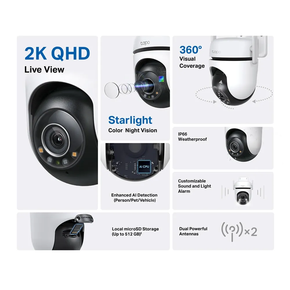 Outdoor Pan/Tilt Security Wi-Fi Camera