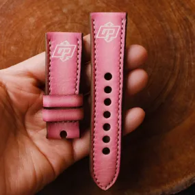 Panerai Pink Straps  Panerai WatchBand For Officine Panerai Luminor Marina Radiomir PAM 22mm 24mm 26mm Band Handmade Leather Strap