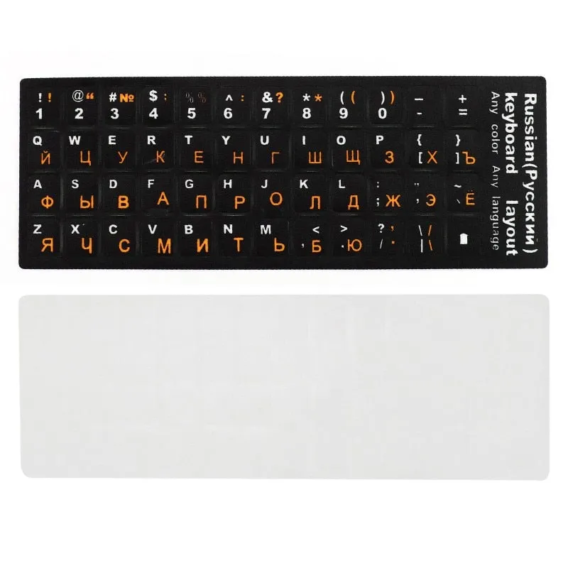 PC or Mac laptop computer standard letter keyboard covers