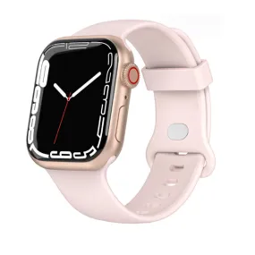 Pink Silicone Apple Watch Band 粉紅色矽膠 Apple 錶帶 KCWATCH1300