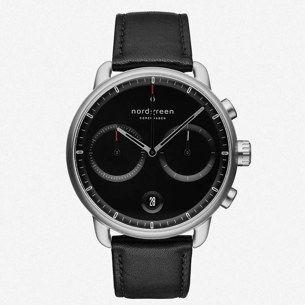 Pioneer | Black Dial - Black Vegan Leather