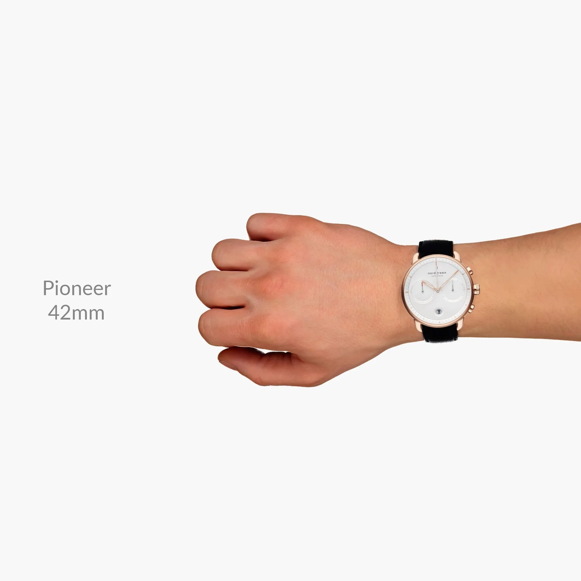 Pioneer | Black Dial - Black Vegan Leather