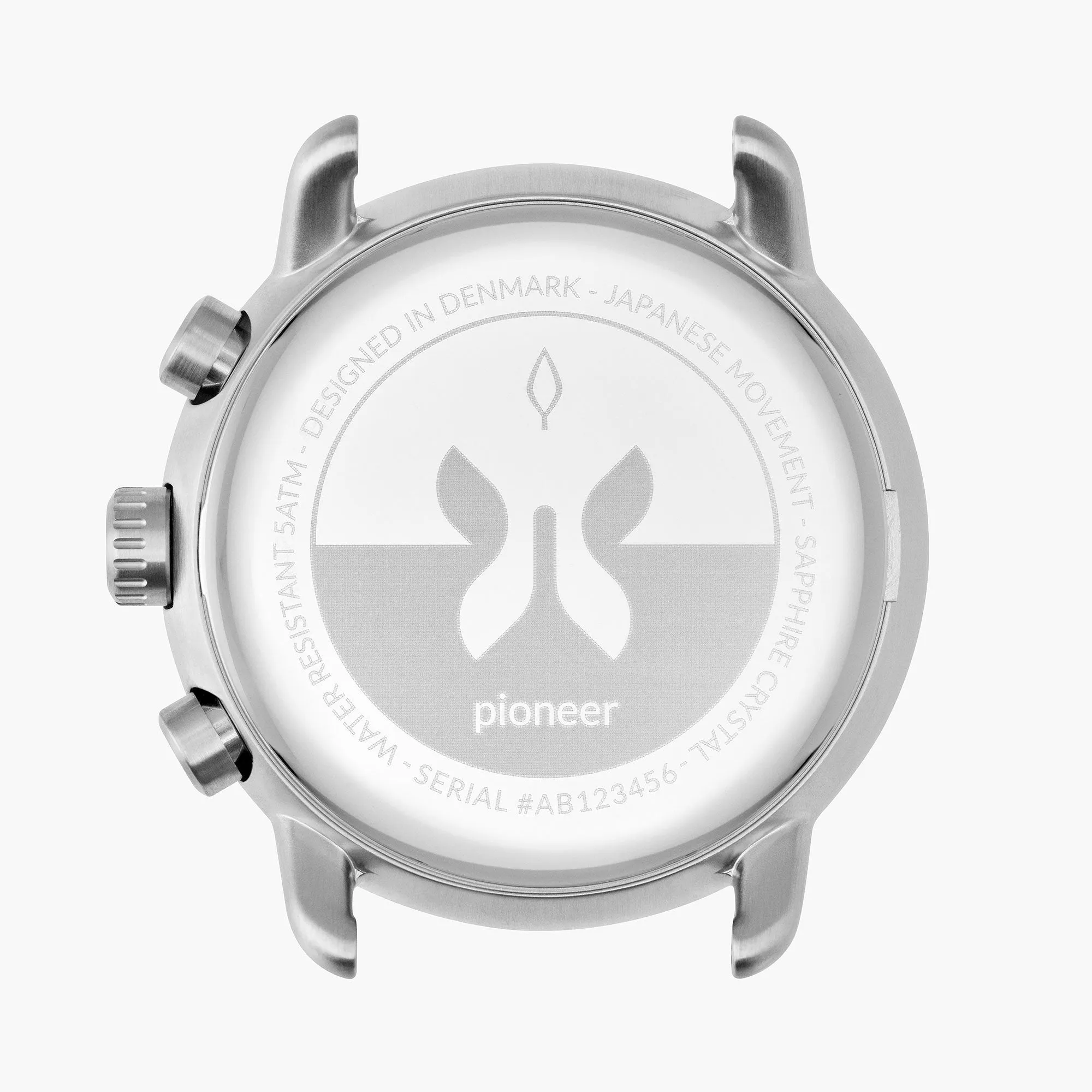 Pioneer | Black Dial - Dark Brown Leather