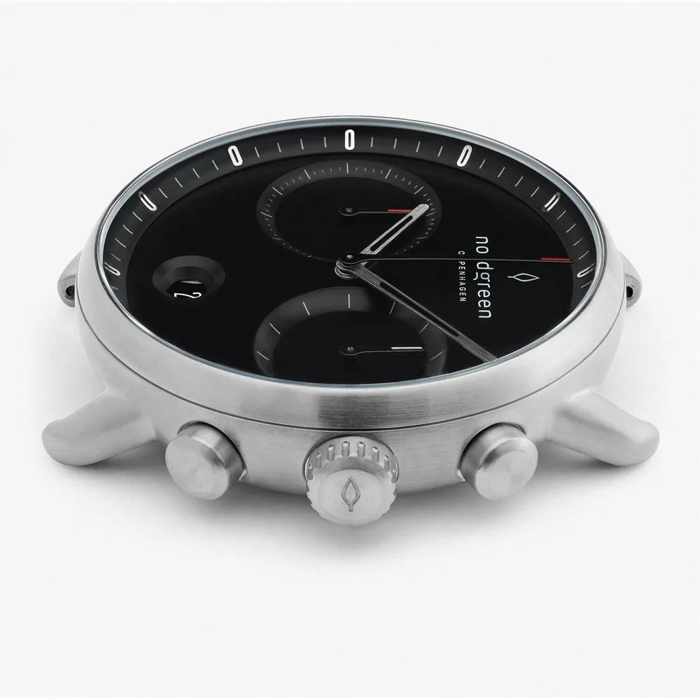 Pioneer | Black Dial - Dark Brown Leather