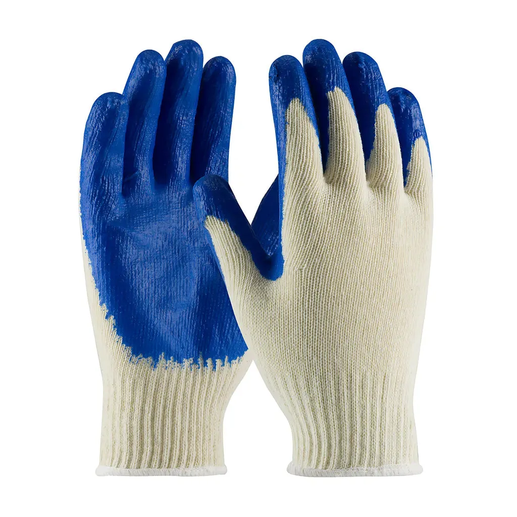 PIP 39-C122/M Regular Weight Seamless Knit Cotton/Polyester Glove with Latex Coated Smooth Grip on Palm & Fingers