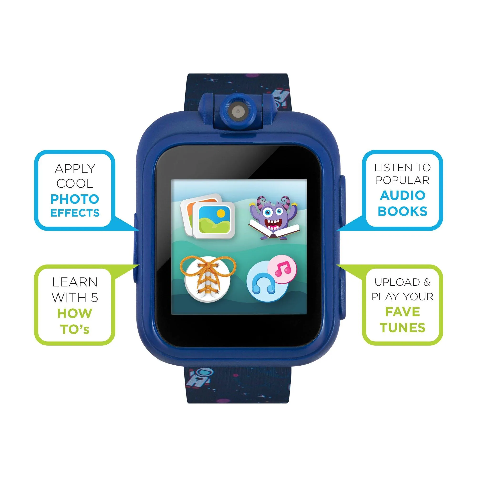 PlayZoom 2 Kids Smartwatch: Navy Space Print