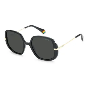 Polaroid Gray Metal Sunglasses