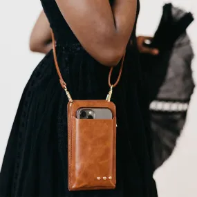 Pretty Simple Double Duty Phone Bag Brown