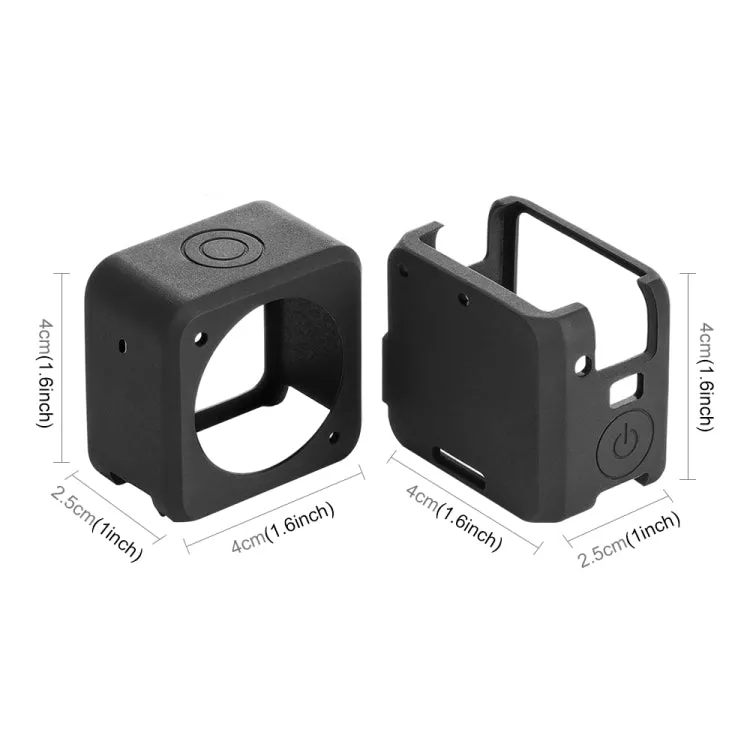 PULUZ Split Silicone Protective Case for DJI Action 2(Black)