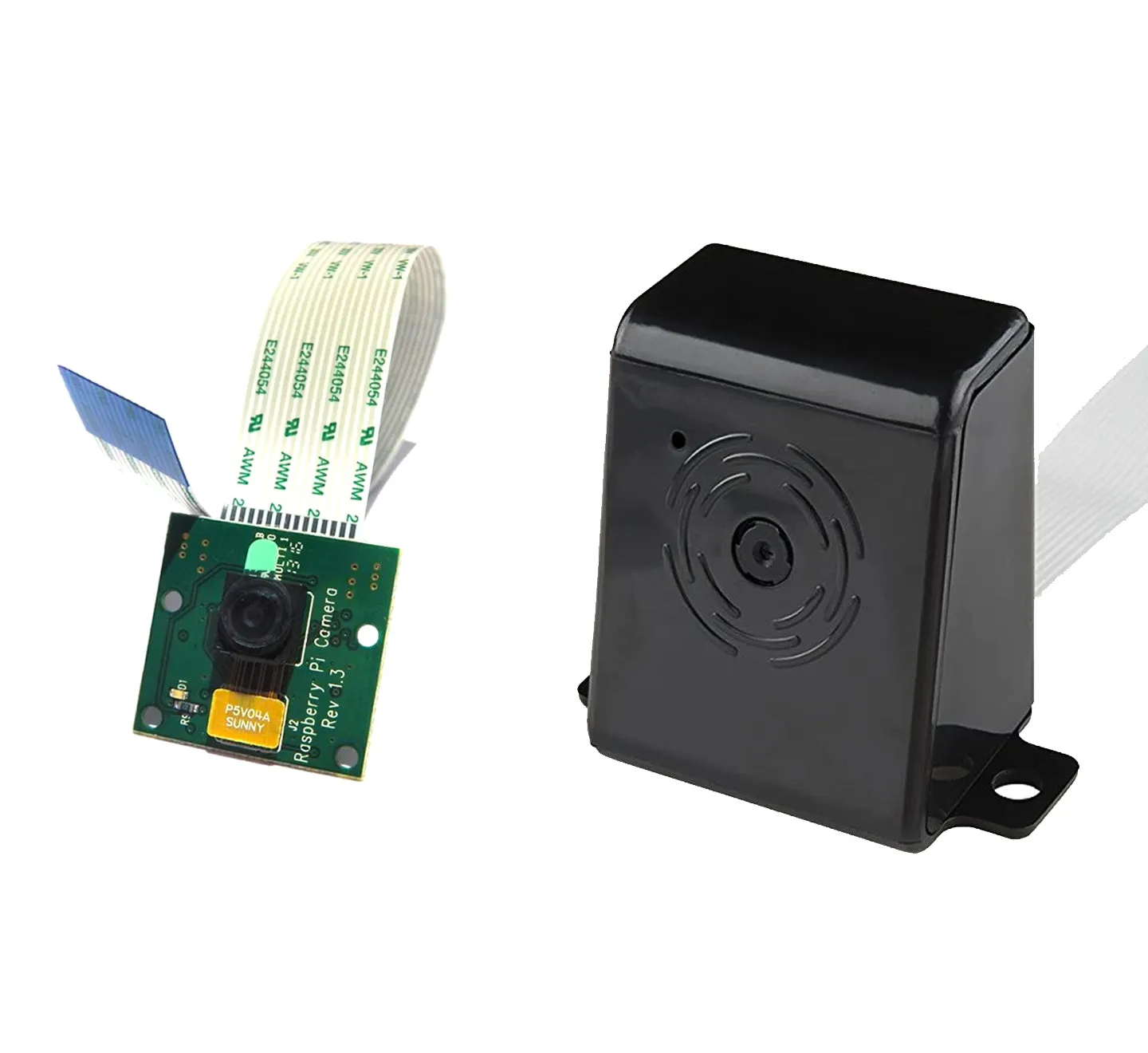 Raspberry Pi Camera with Protective Case - Black