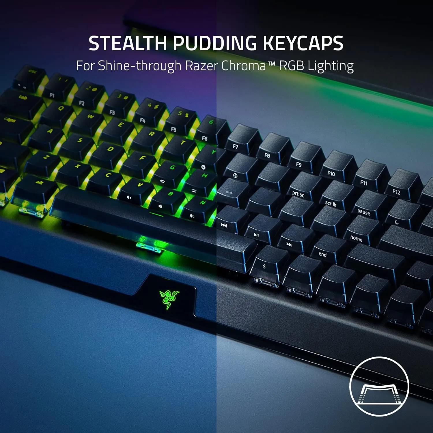 Razer BlackWidow V3 Mini Phantom Edition (黃軸) 65% 無線機械式遊戲鍵盤 RZ03-03891900-R3M1