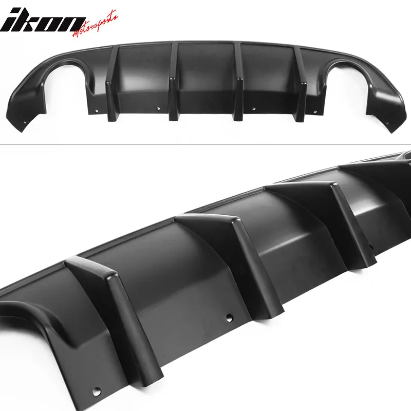 Rear Diffuser for 2015-2023 Dodge Charger SRT OEM Style Matte Black PP