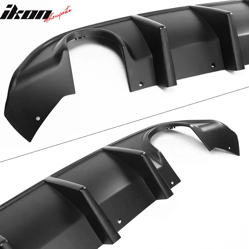 Rear Diffuser for 2015-2023 Dodge Charger SRT OEM Style Matte Black PP