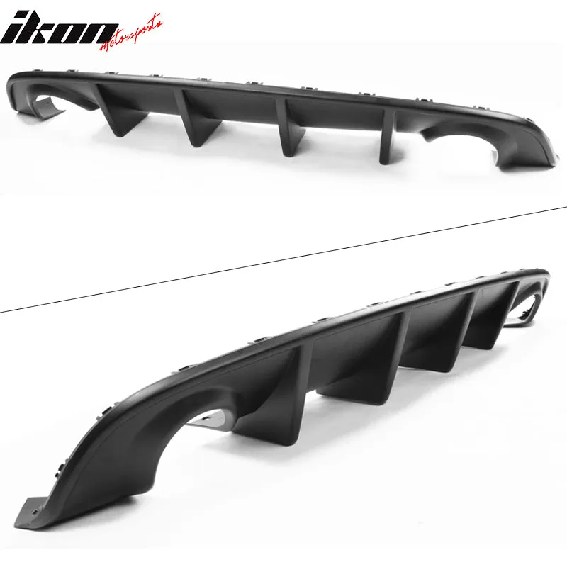 Rear Diffuser for 2015-2023 Dodge Charger SRT OEM Style Matte Black PP