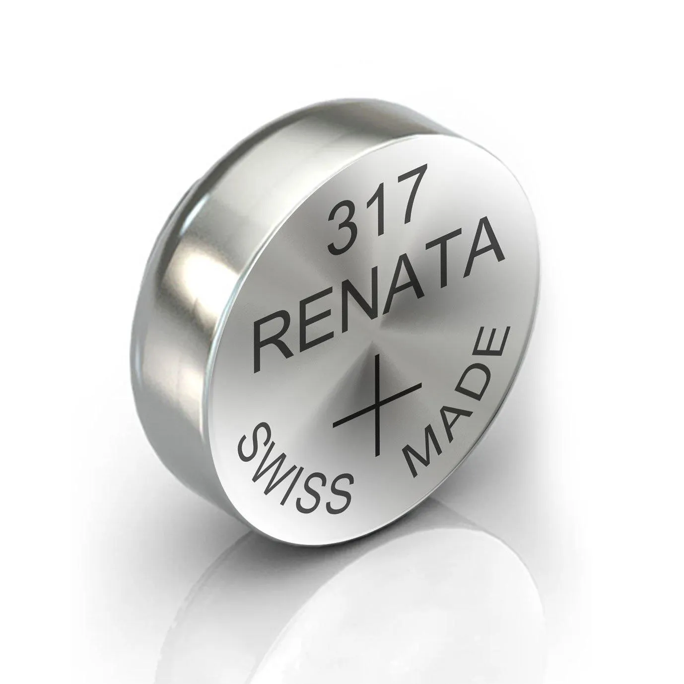 Renata 317 Watch Battery Swiss Made Silver Coin SR516SW 1.55V All Pack