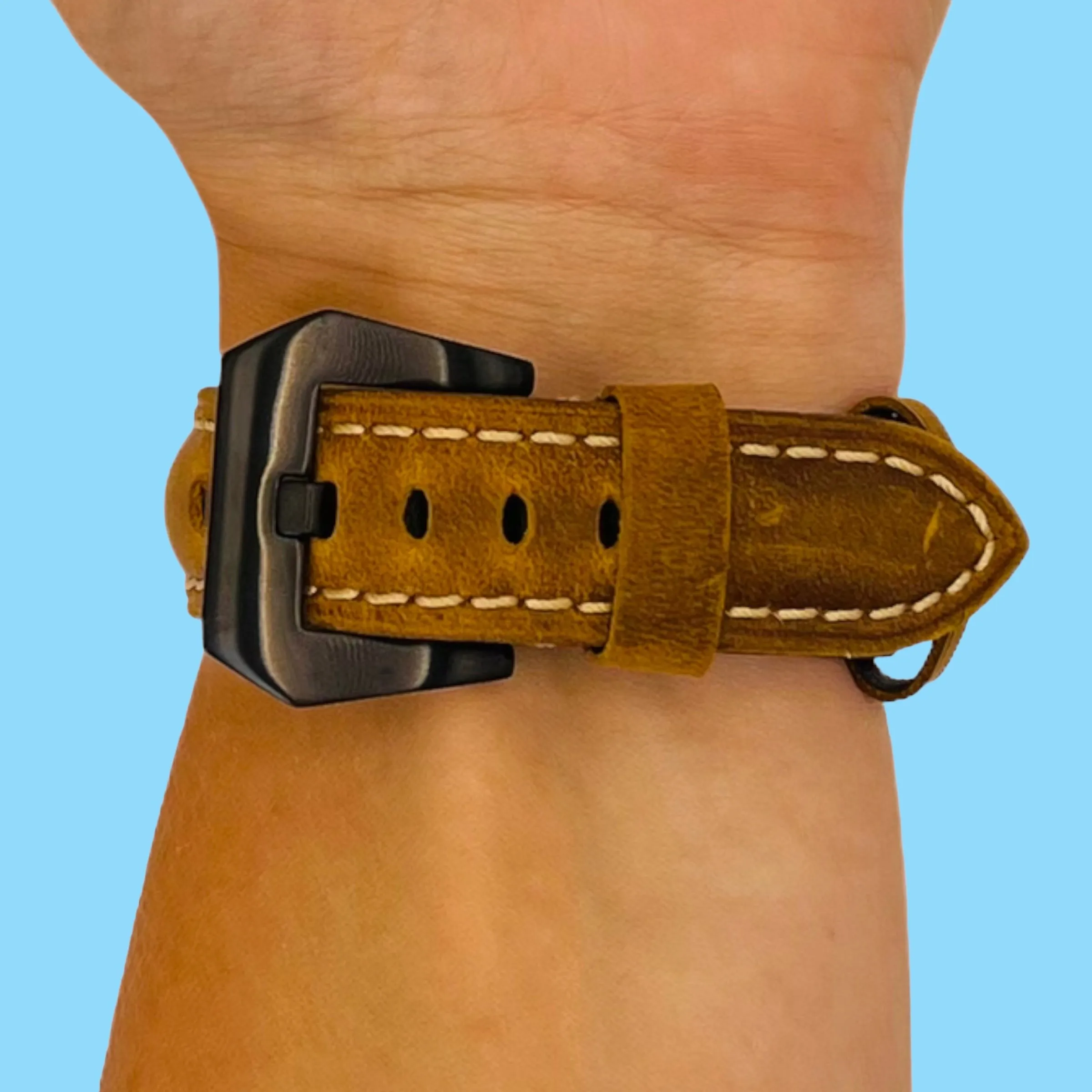 Retro Leather Straps Compatible with the Xiaomi Band 8 Pro