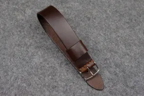 RM: Horween Chromexcel Brown Wide Pass Through Leather Strap (20)