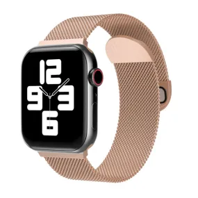 Rose Gold Milano Magnetic Stainless Steel Apple Watch Band 玫瑰金米蘭磁吸不鏽鋼 Apple 錶帶 (KCWATCH1190)