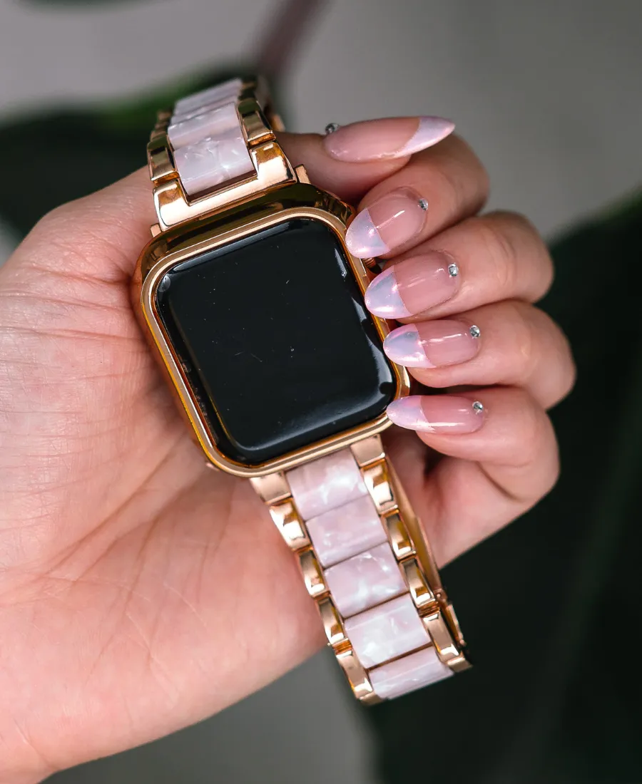 Rose Gold Seashell Watch Band