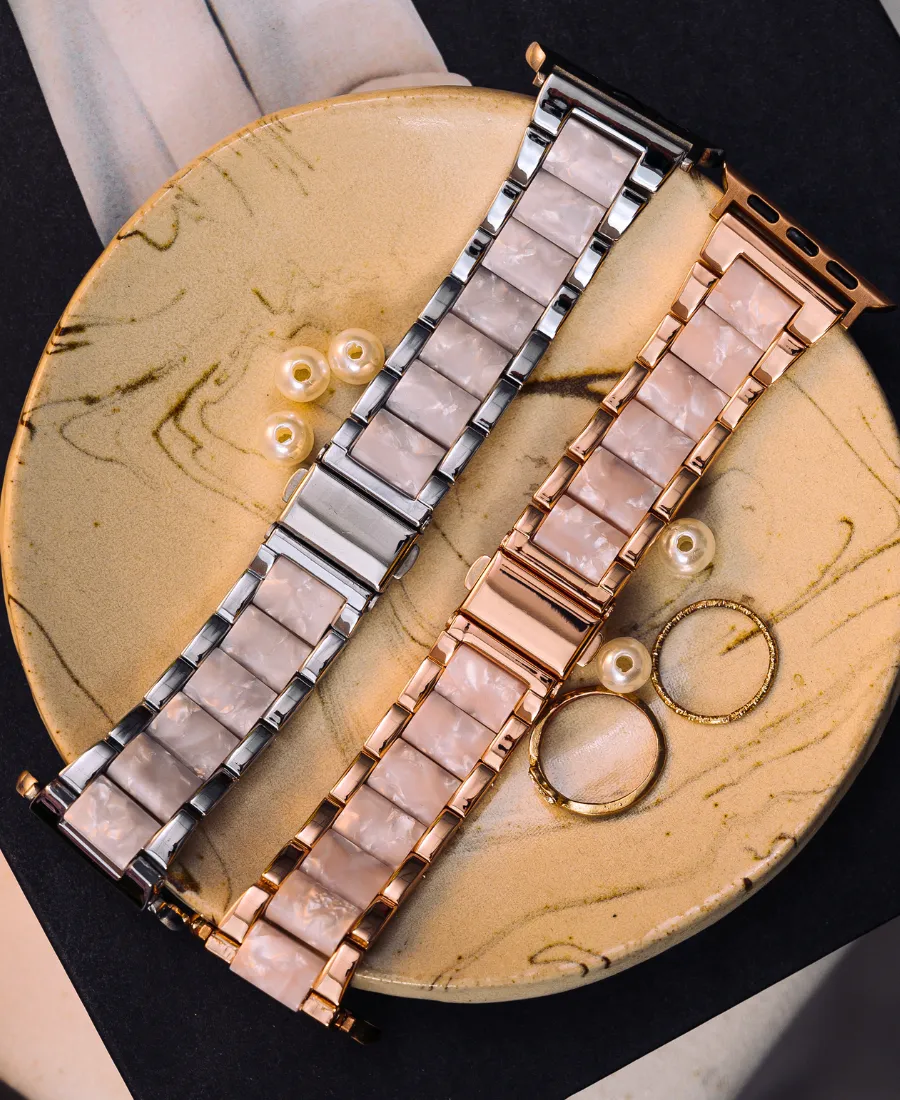 Rose Gold Seashell Watch Band