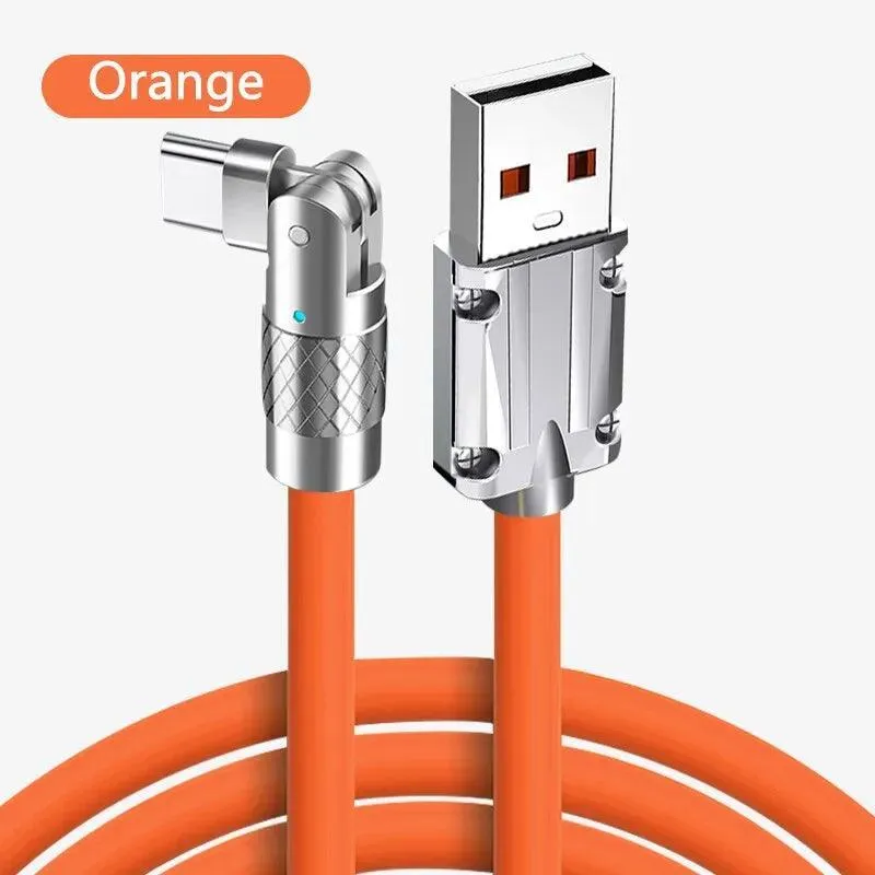 Rotating Fast Charge Cable: Efficient Charging and Extended Reach