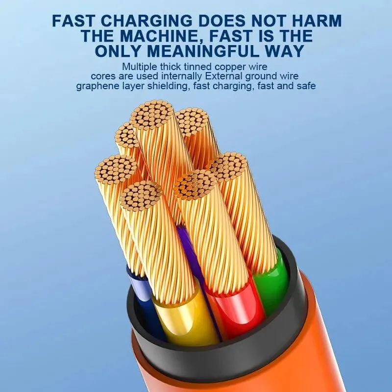 Rotating Fast Charge Cable: Efficient Charging and Extended Reach