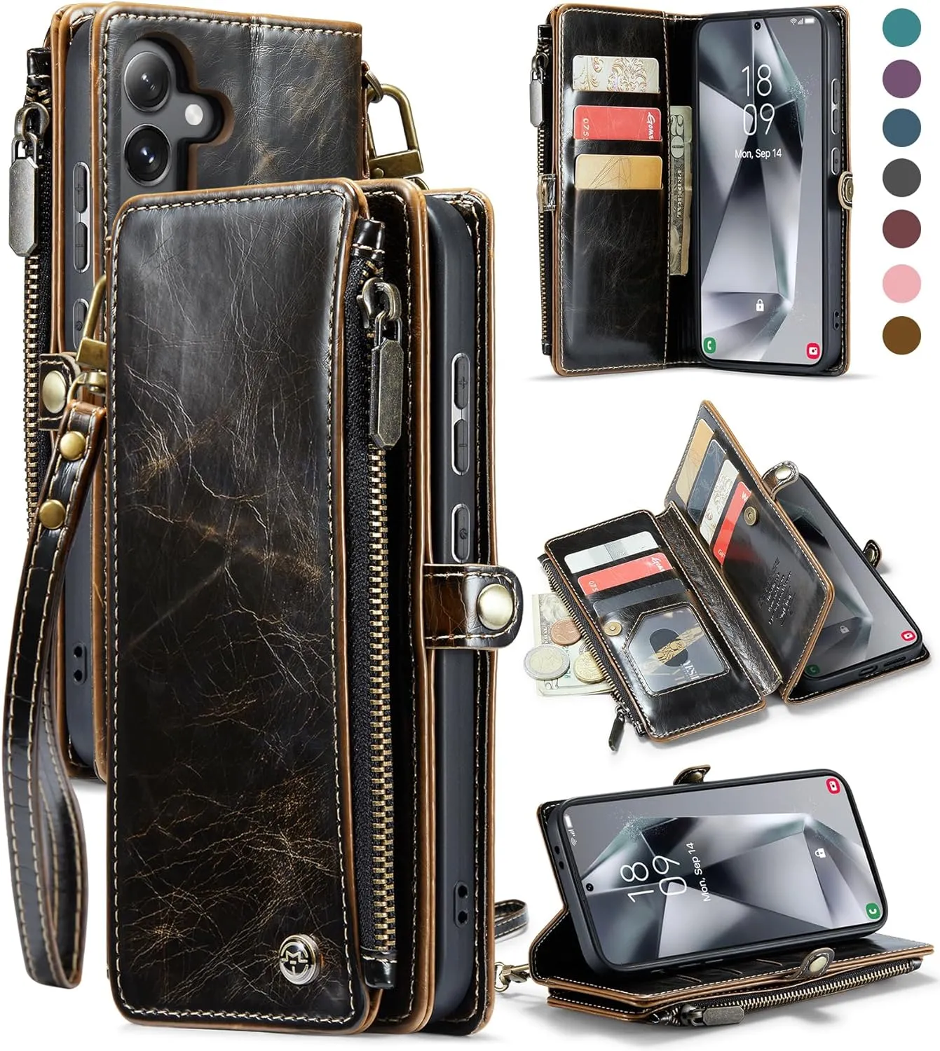 Samsung Galaxy S24 Plus RFID Blocking Galaxy S24 Plus Wallet Case